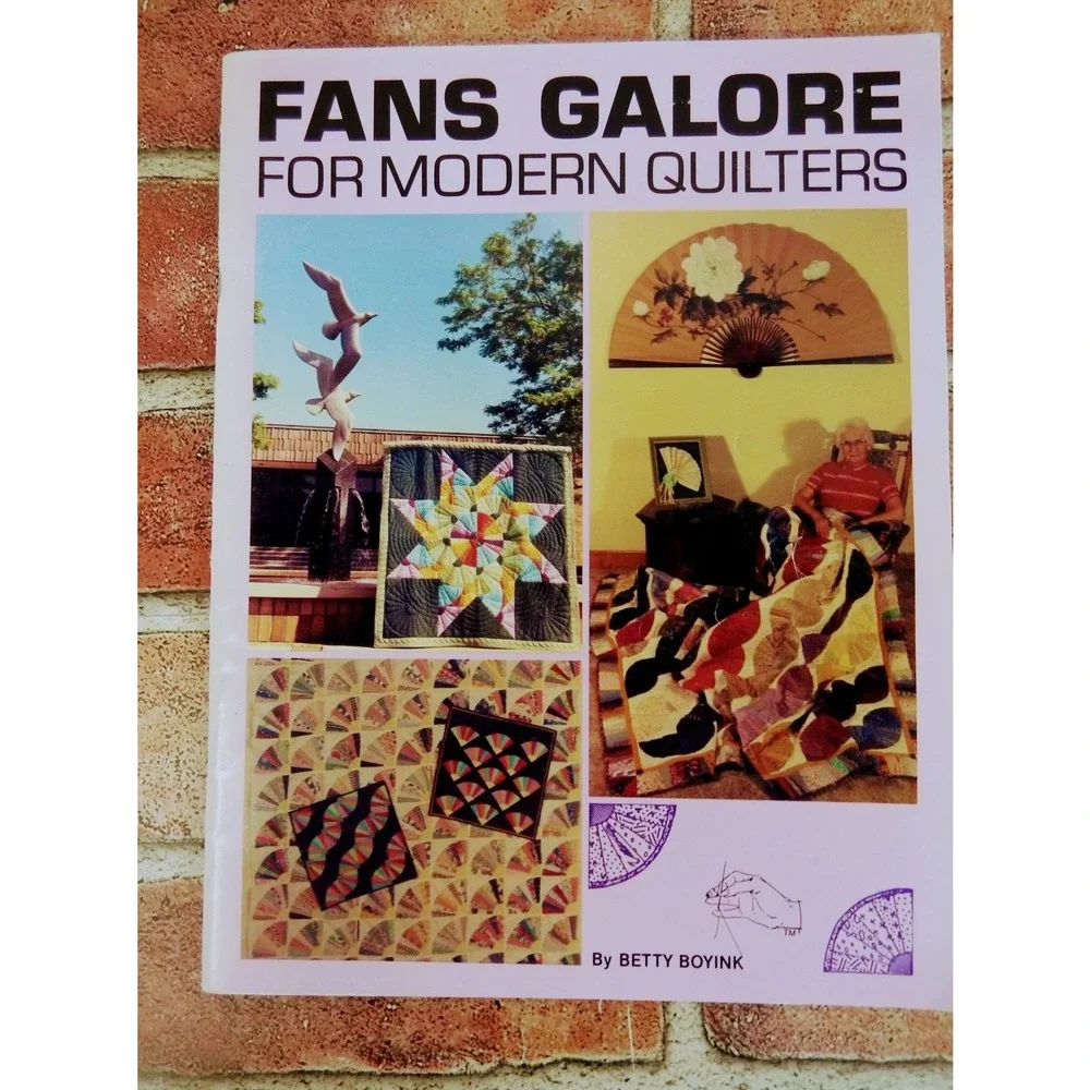 Fans Galore‎ for Modern Quilters Betty Boyink Vtg 1987 Quilting Booklet 1980s